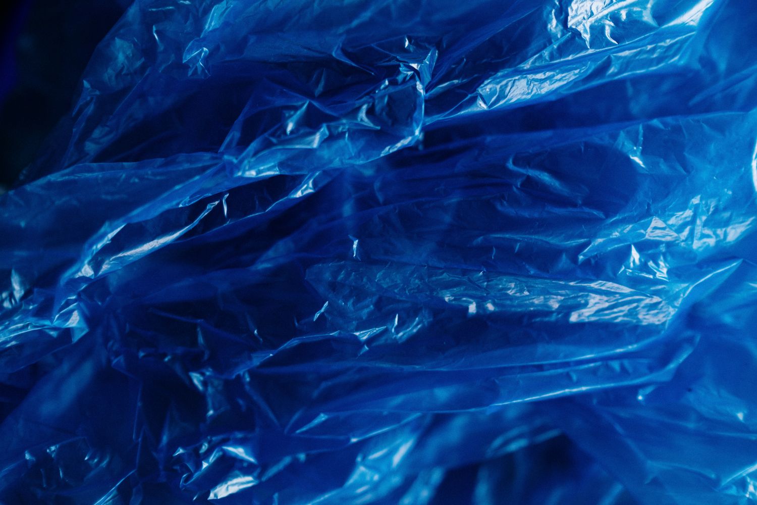 Macro detail of raw plastic resin texture