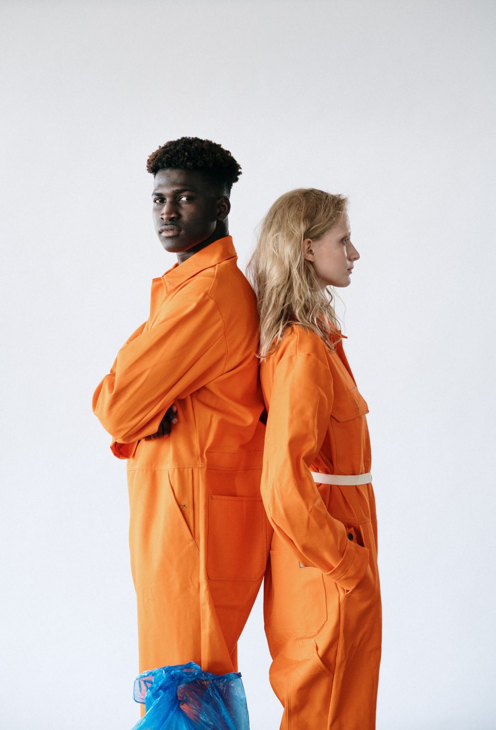 Back To Back Examples A Man and a Woman Standing Back to Back · Free Stock Photo