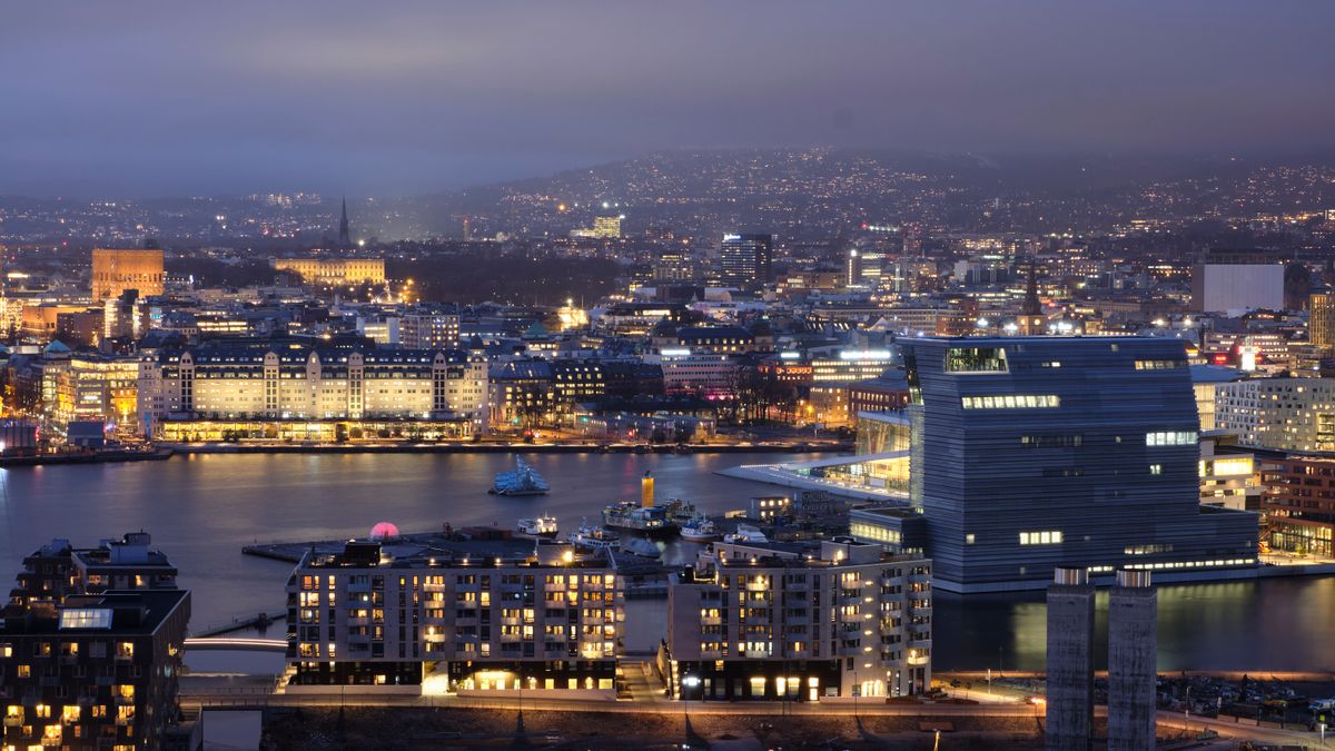 Oslo Opera House and the fjord
