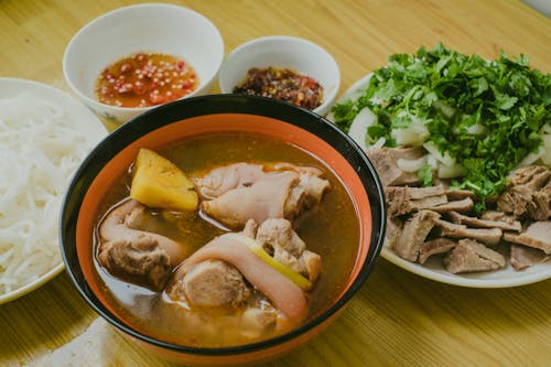 고기, 보울, 수프의 무료 스톡 사진