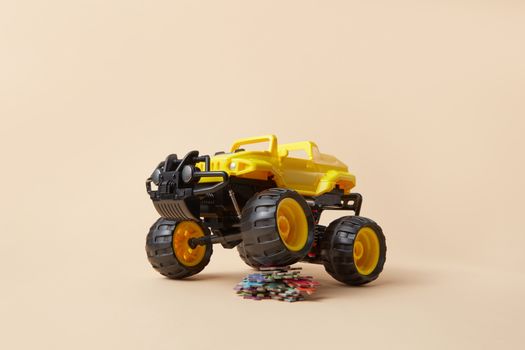 LEGO City Blue Monster Truck Off-Road Toy Playset with a Driver Minifigure, Imaginative Toys for Kids, Fun Gift for Boys and Girls Aged 5 Plus, Mini Monster Truck, 60402