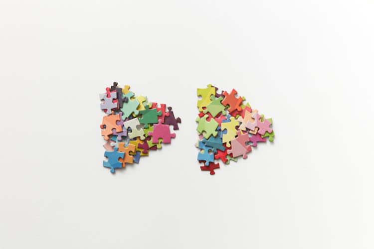 Photo Of Triangle Shaped Puzzle Pieces