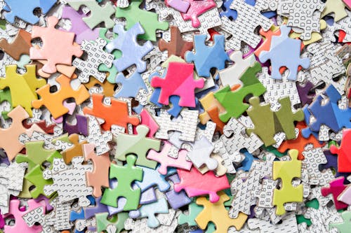Free Jigsaw Puzzle Pieces Stock Photo
