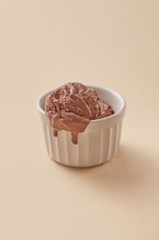 Glace au chocolat