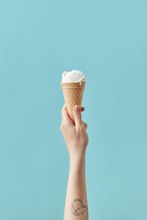 Hand with Ice Cream