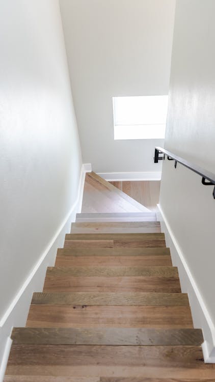 Brown Wooden Stairs