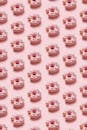 Doughnuts on a Pink Background