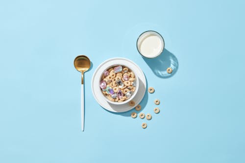 Free Cereals in a Bowl Stock Photo
