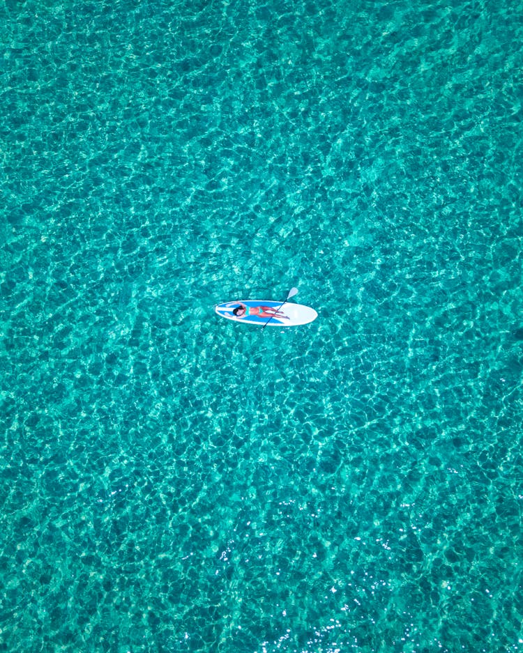 Woman On A Paddleboard