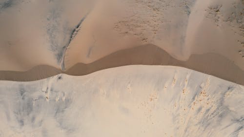 Immagine gratuita di deserto, dune, ripresa aerea