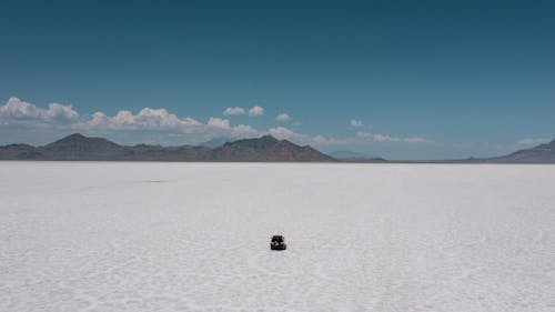 Ingyenes stockfotó autó, drónfelvétel, homok témában