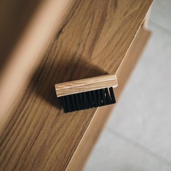 The bristles are almost dry