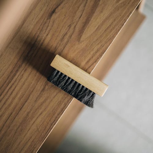 Free Photo of a Brush with Black Bristles Stock Photo