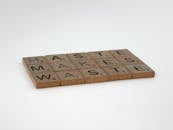 Brown Wooden Blocks on White Table