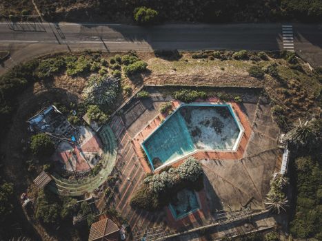 Aerial View of Swimming Pool