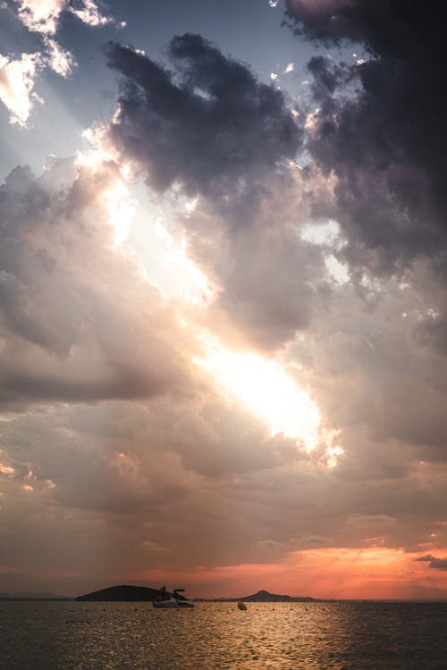 A Cloudy Sky over a Seascape