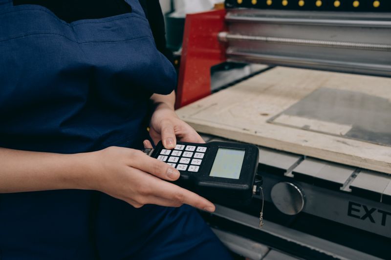Technician with controller