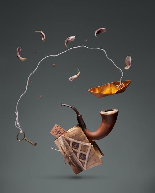 Pipe, Box and Petals Flying