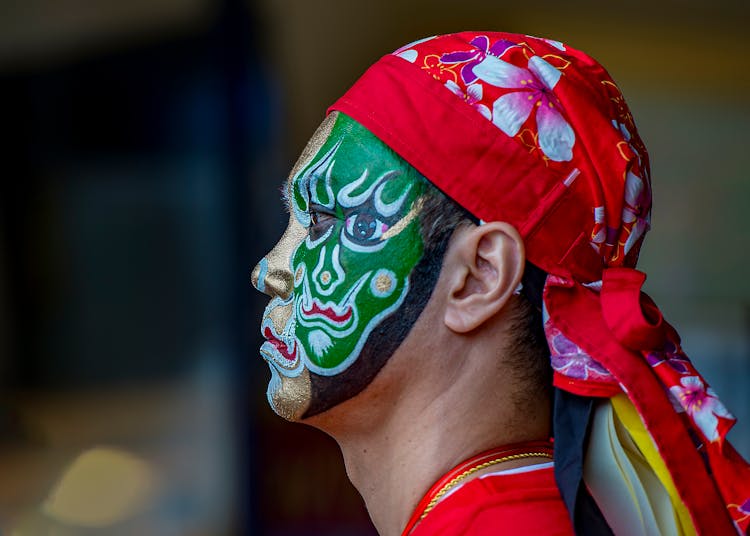 A Man In Red Bandana