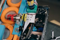 Close-up Photo of an Industrial Machine