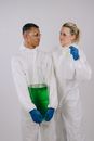 Scientists Experimenting in the Laboratory