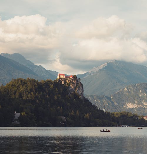 A Scenic Shot of Bled Castle