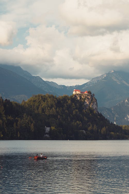 A Scenic Shot of Bled Castle