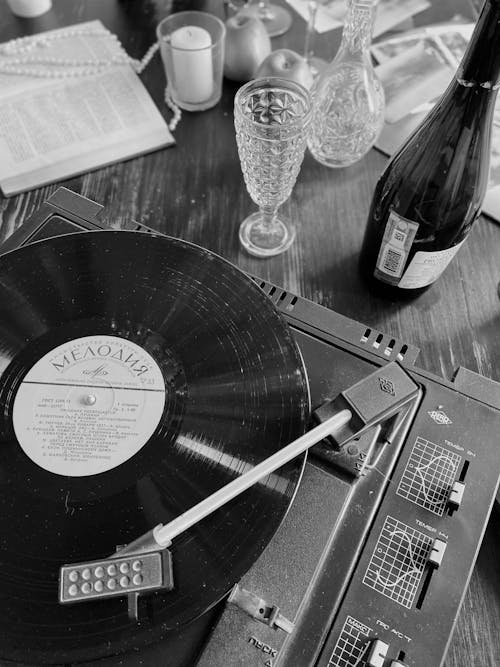 クラッシック, ゴブレット, ビニールレコードの無料の写真素材