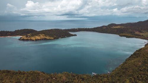 ada, deniz, drone çekimi içeren Ücretsiz stok fotoğraf