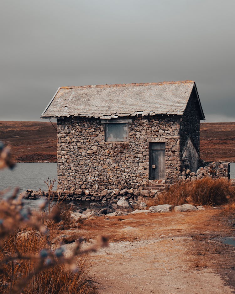 A Stone Boathouse At Devoke Water, Eskdale