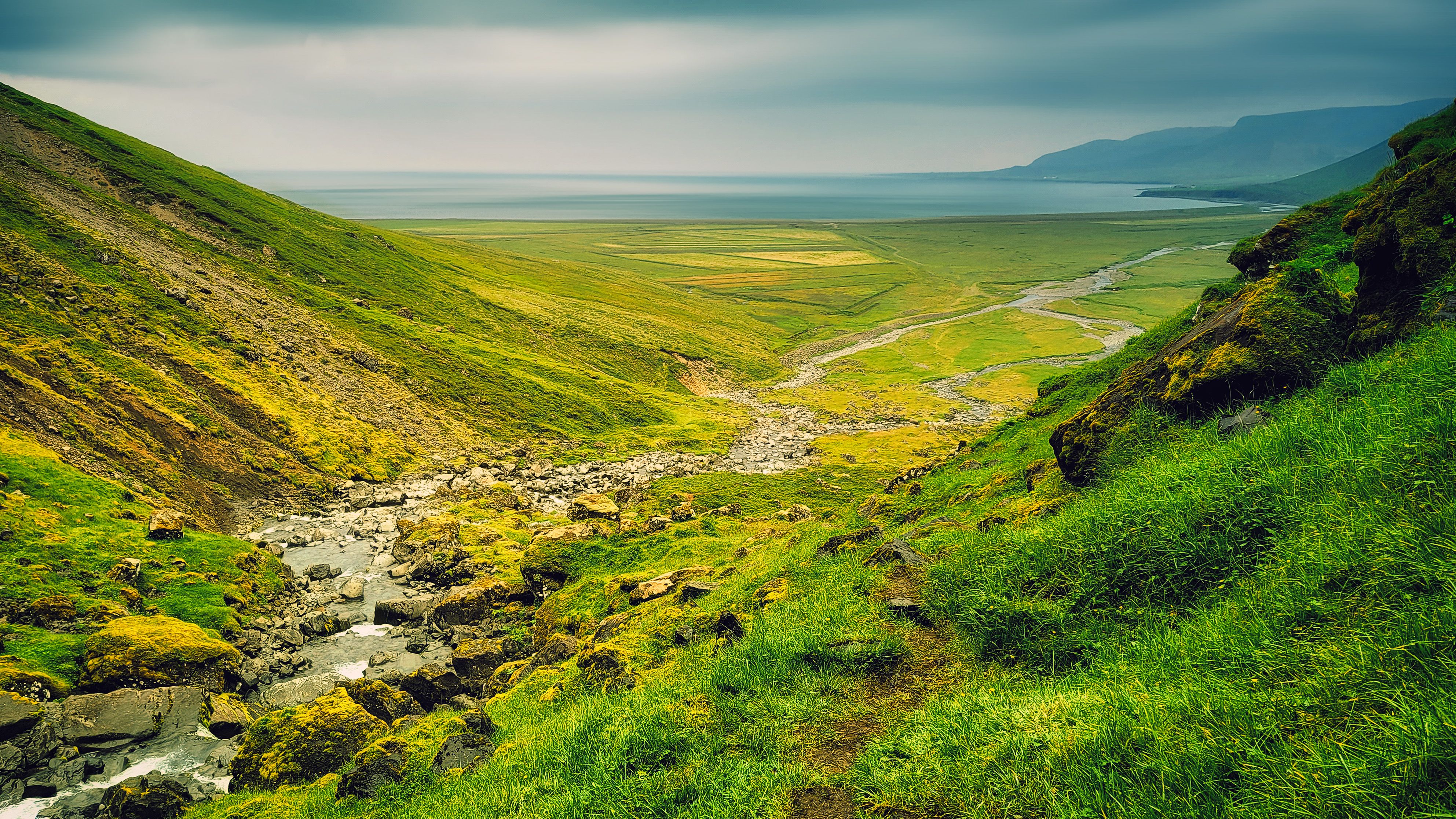 [ColoSach]-vibrant-landscape-of-a-lush-green-valley-leading-to-an-ocean-view,-capturing-serenity-and-natural-beauty.