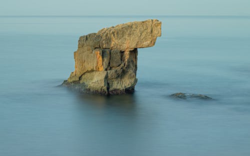 A Rock Formation on the Sea
