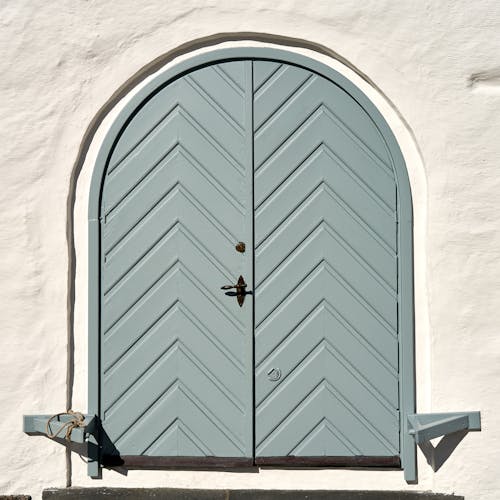Wooden Arched Door