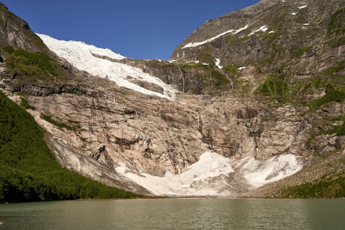 Glacier in Mountains