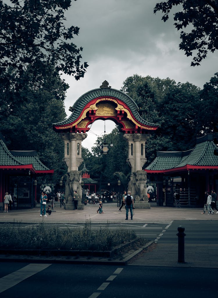 The Elephant Gate Of The Berlin Zoological Garden