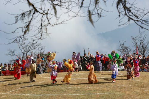 Free stock photo of bhutan, colorful, cultural dance