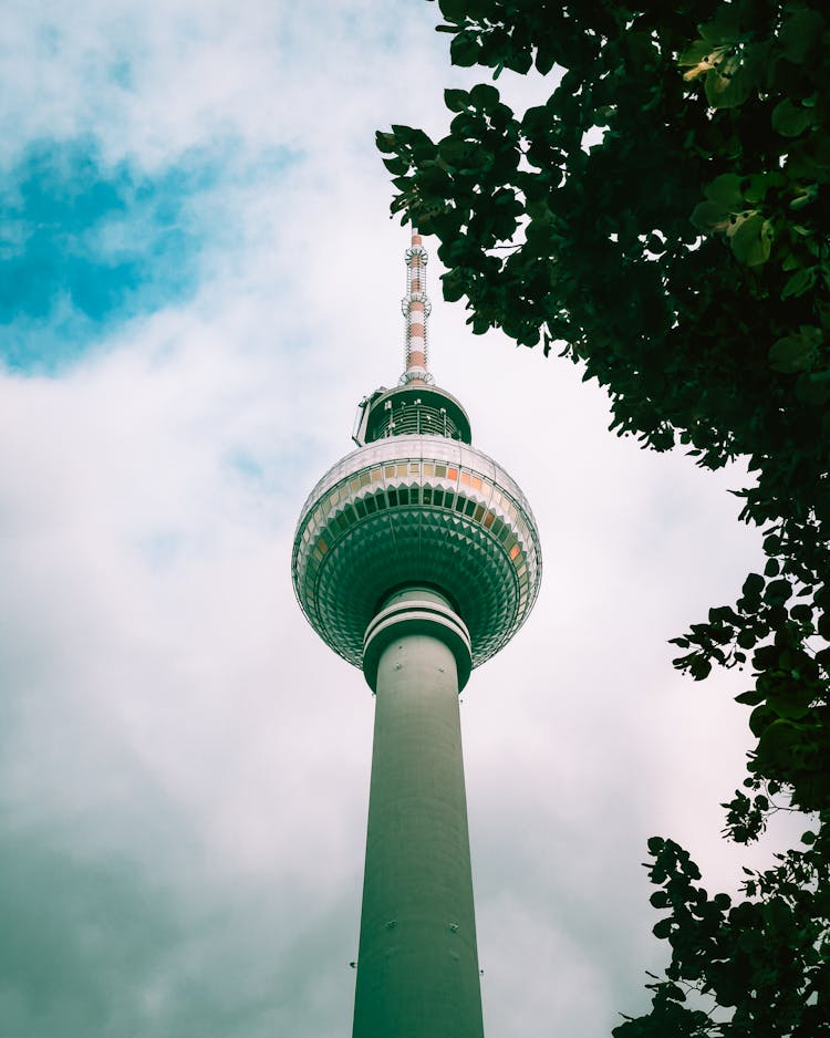 Low Angle Shot Of The Berliner Fernsehturm