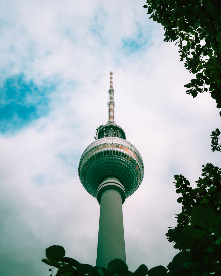 Low Angle Shot Of The Berliner Fernsehturm