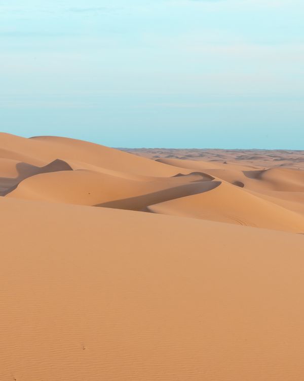 Sand Dunes Under Blue Sky · Free Stock Photo