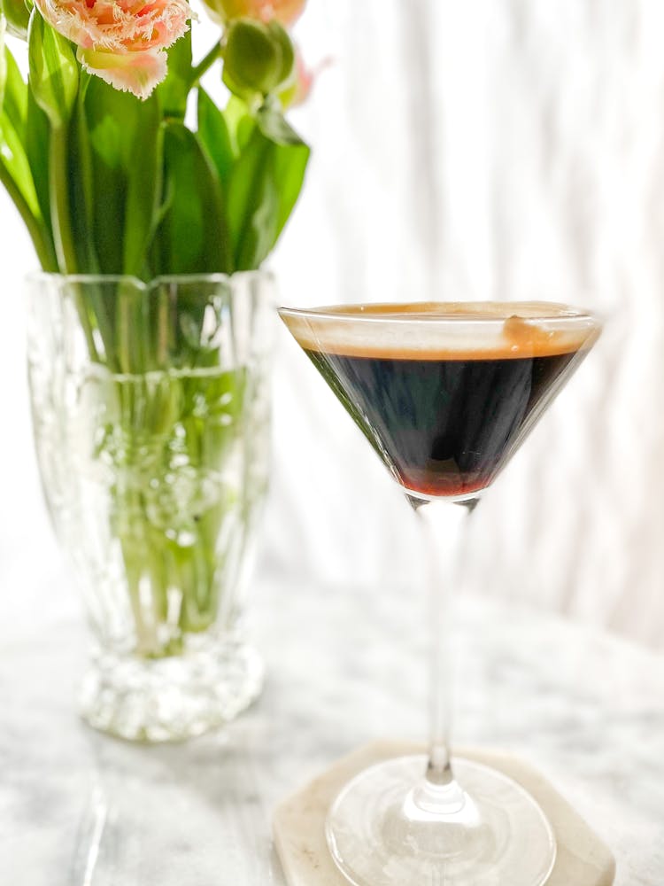 Coffee Cocktail In Glass