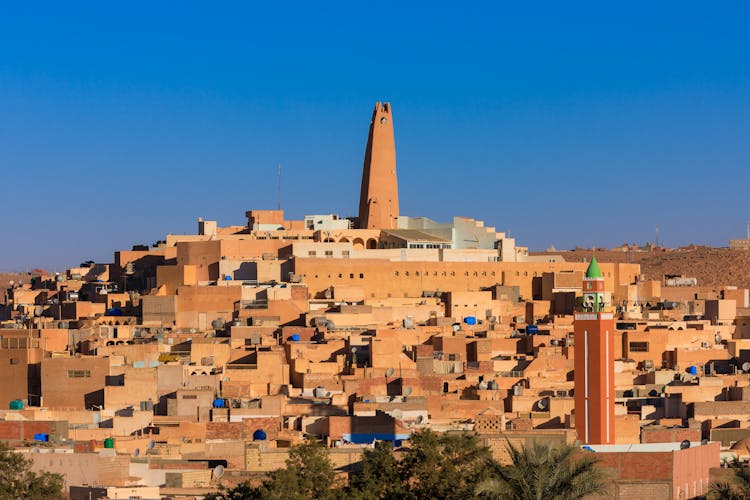 Mzab Valley Under Blue Sky