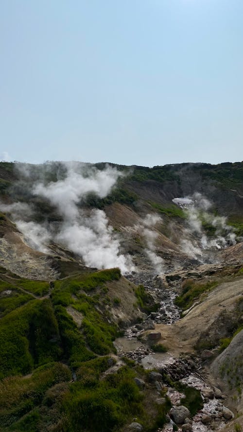 Coal-Seam Fires on a Mouintainside