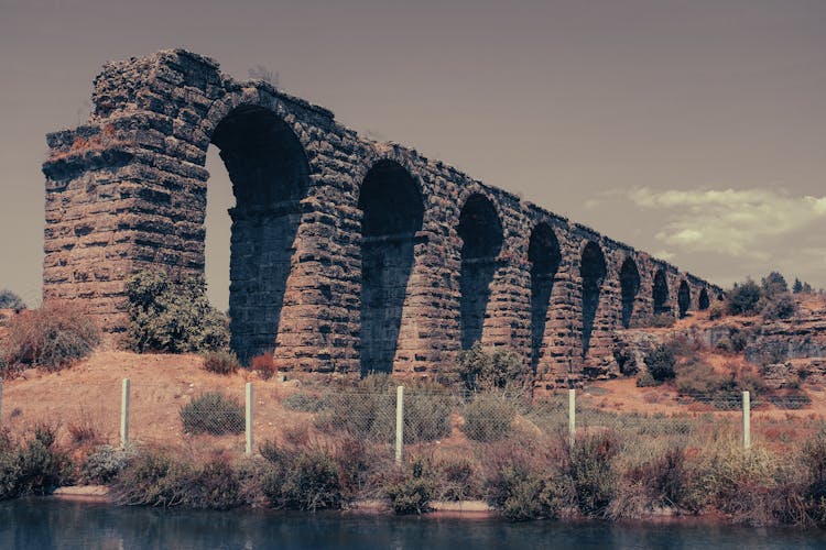 Ruins Of Aqueduct