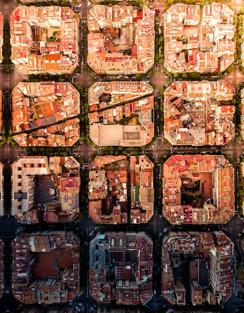 Birds Eye View of Barcelona