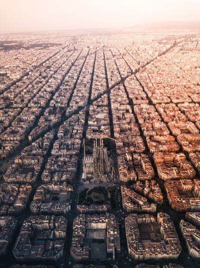 Barcelona Eixample cuadrícula