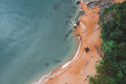 Kostnadsfri bild av drönarbilder, hav, kust