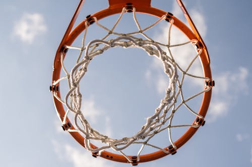 Orange Basketball Hoop