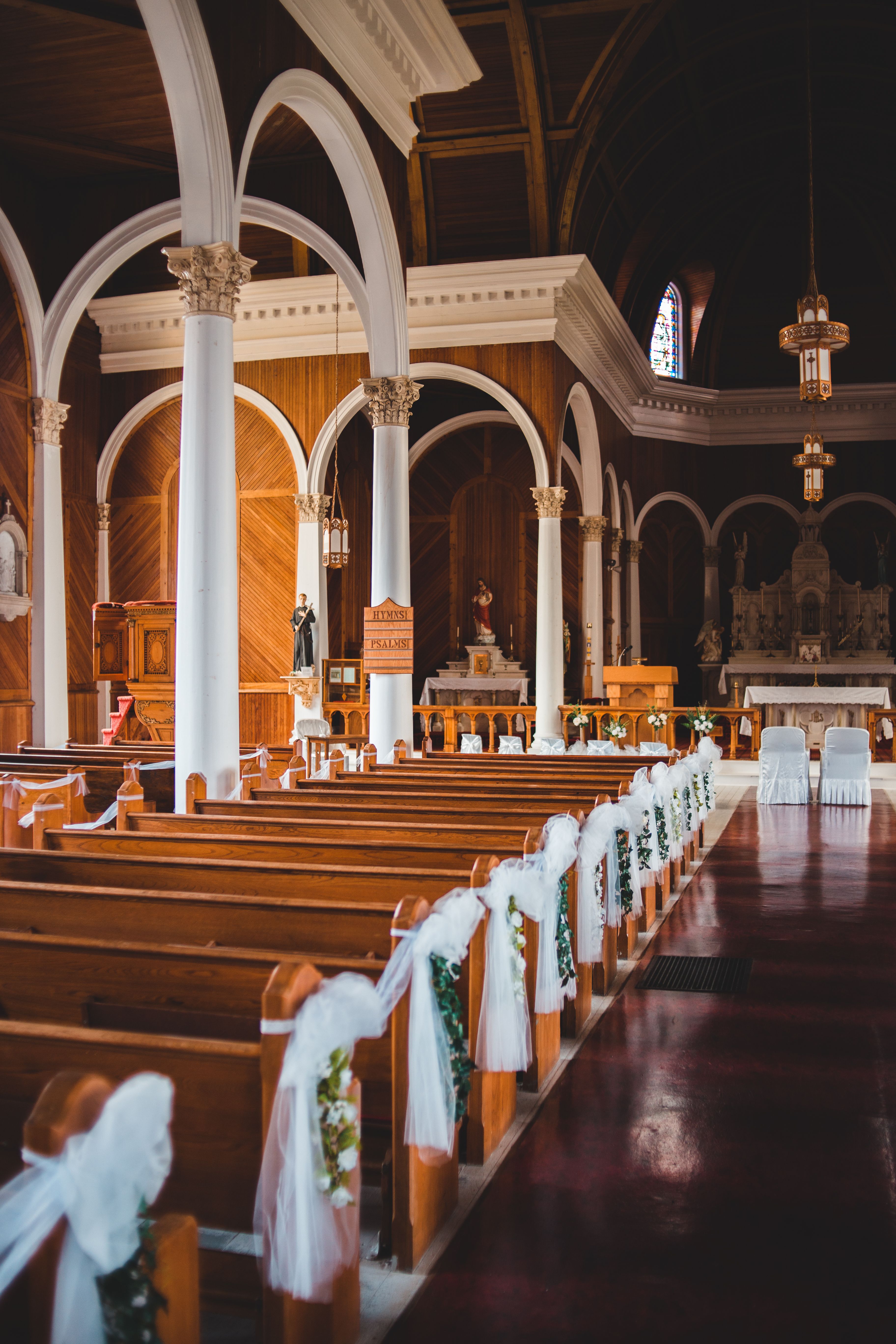 Pews inside the Church · Free Stock Photo