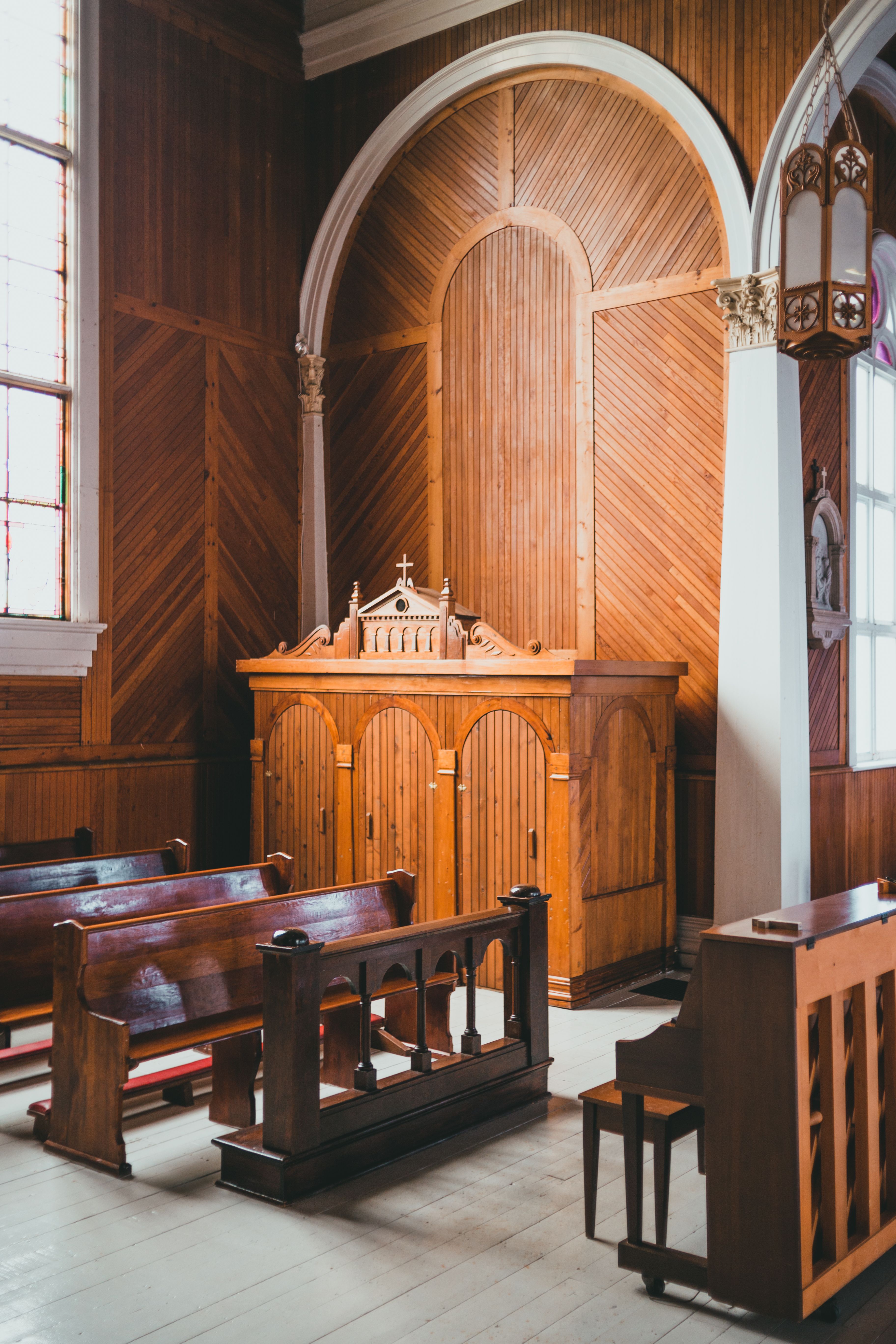 Pews inside the Church · Free Stock Photo
