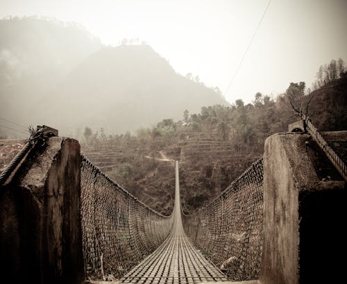 네팔, 다리, 인도교의 무료 스톡 사진